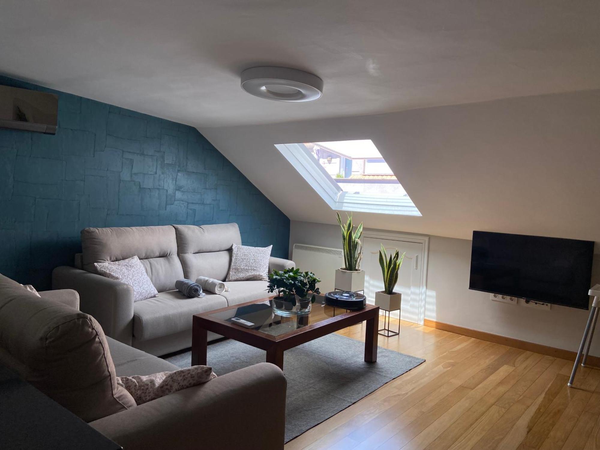 Atico 22 - Centrico, Aire Acondicionado Y Parking Lägenhet Vilagarcia de Arousa Exteriör bild